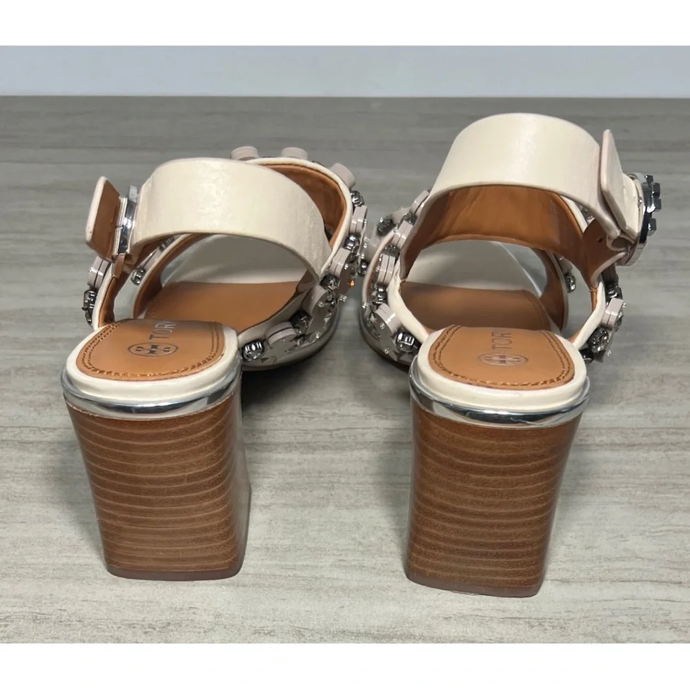 +Tory Burch Delaney Embellished
Double Strap Sandal Size 7 - Picture 10 of 11